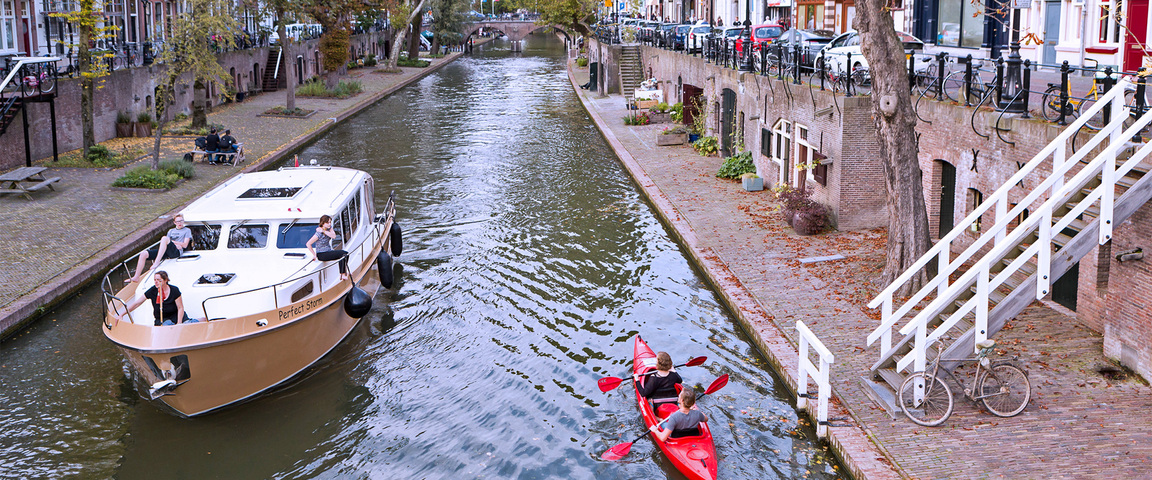 Utrecht met de kano