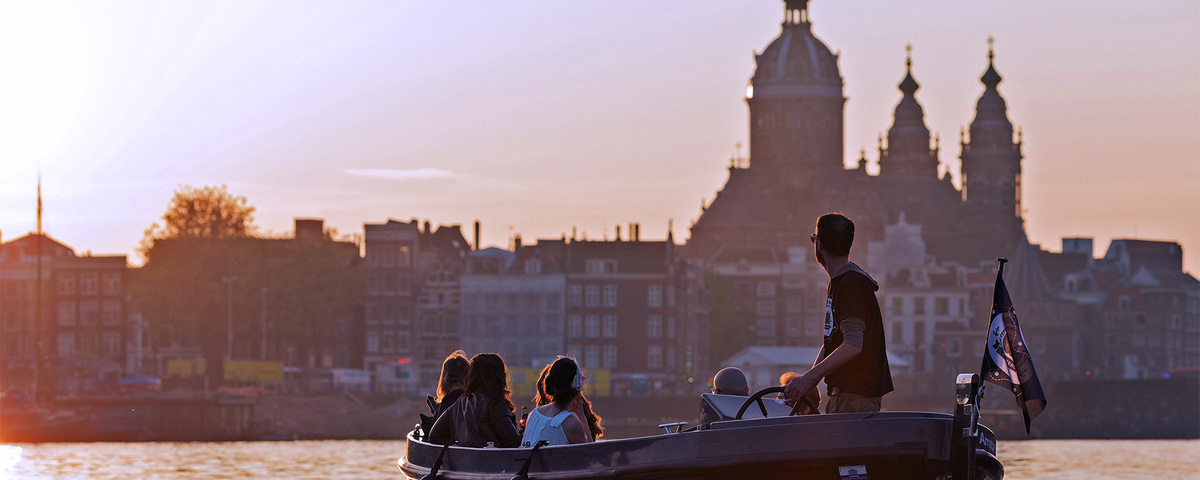 Amsterdam from the water