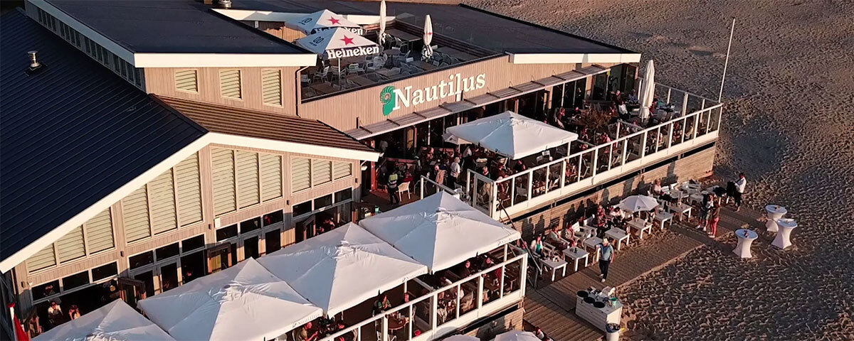 Hotspot aan het strand